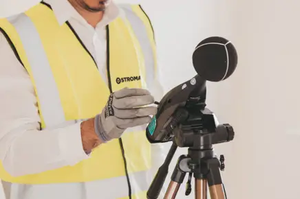 a man wearing a stroma hi vis  a man wearing a stroma hi vis